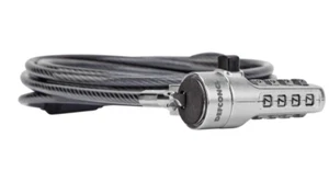 Bloqueo de cable combo Targus ~~~ Defcon trapecio serializado ~~ ASP66GLX-S - Imagen 1 de 5