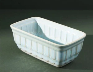 NEW ANTHROPOLOGIE LOAF PAN BAKING DISH GRATIN HANDCRAFTED IN PORTUGAL RETRO LOOK - Picture 1 of 8