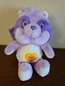 Peluche vintage Care Bears Cousins BRIGHT HEART MAPACHE 13" - Imagen 1 de 4