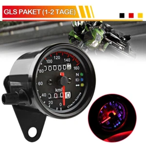 DC 12V Motorrad Quad ATV Tachometer Universal Kilometerzähler Beleuchtet km/h - Bild 1 von 9