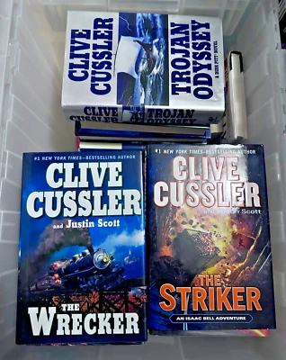 Clive Cussler Books HC / DJ Choose, Bundle, Lot $5.75 Flat Shipping - Image 1 of 2