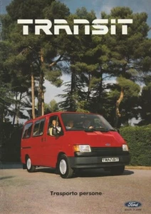 BROCHURE FORD Transit - Trasporto persone - 11/1989 - Italian - Foto 1 di 4