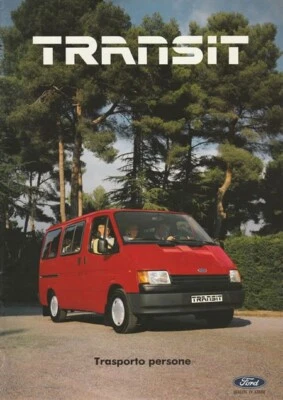 BROCHURE FORD Transit - Trasporto persone - 11/1989 - Italian - Immagine 1 di 4