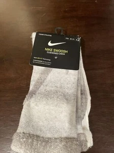 Nike Kids Youth 5y-7y Nike Youth Swoosh Cushioned Crew Socks 1 Pack 2 Pairs - Picture 1 of 3