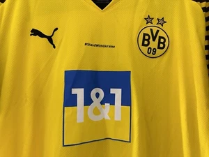 Borussia Dortmund BVB Matchworn Trikot Charity Match Ukraine 2021/2022 Pongracic - Bild 1 von 13