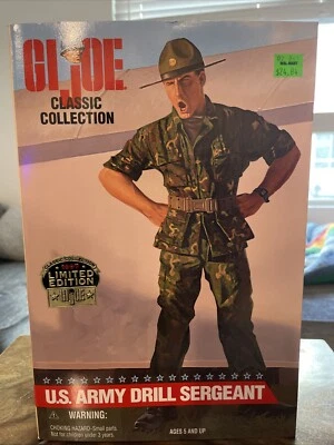 Hasbro Kenner GI Joe Classic Collection 12" U.S. Army Drill Sergeant 1:6 81352 - Image 1 of 3