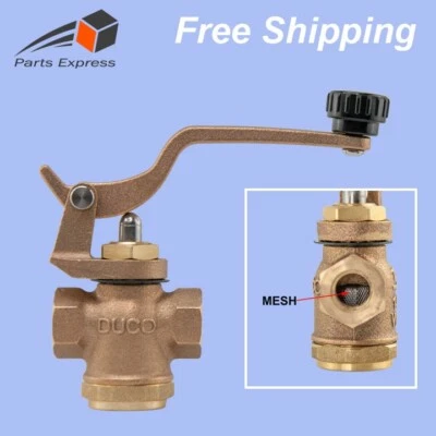 QUICK OPENING, SELF-CLOSING STEAM RELEASE VALVE #44SS, 1/4" NPT, 150 WSP - Image 1 of 4
