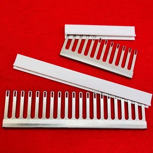 NEU Sockenset 6.5mm - 2x Deckerkamm mit Kappe für Strickmaschinen Transfer Combs - Bild 1 von 2