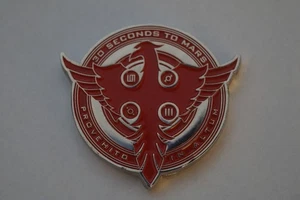 30 seconds to mars metal badge emblem 3D good condition rare selten Echelon - Bild 1 von 4