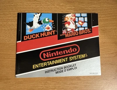 Super Mario Bros. / Duck Hunt -Nintendo NES - Instruction Manual Only -Near Mint - Imagen 1 de 4