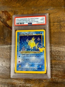 POKEMON 2021 Celebrazioni Neo Revelation SHINING MAGIKARP Holo #66 PSA 9 come nuovo - Foto 1 di 2