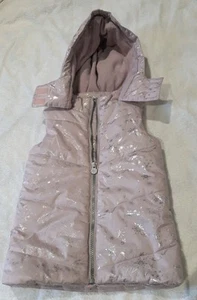 Disney Girls Pink Frozen Puffer Jacket Sleeveless Gillett 4-5 Years - Picture 1 of 6