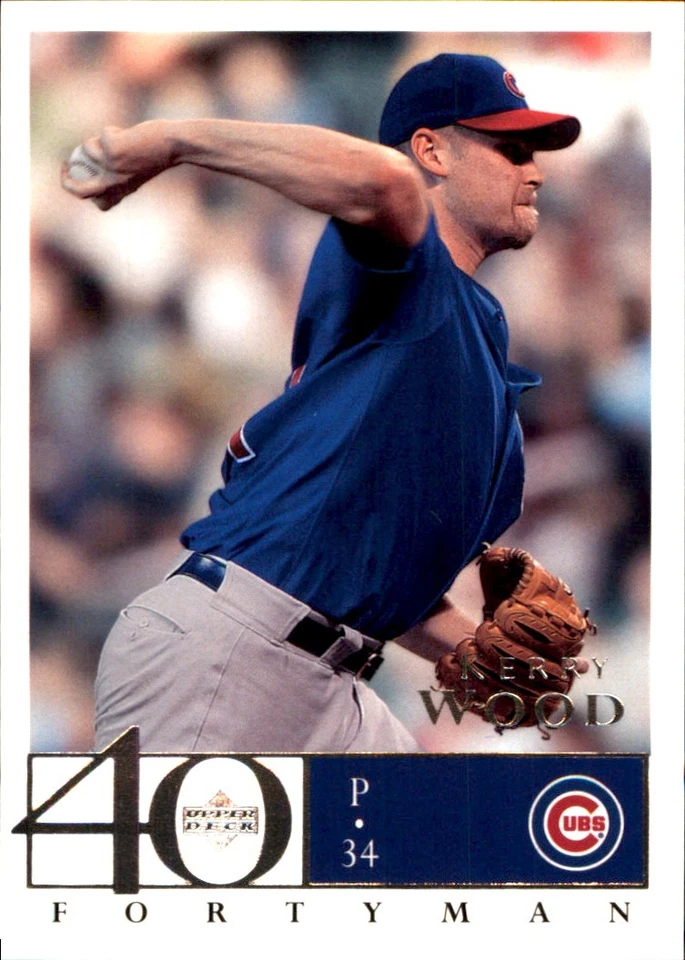 Kerry Wood 2003 Upper Deck 40-Man #464 Chicago Cubs FREE SHIPPING AutographDen - Image 1 of 2