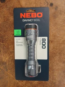 NEBO DAVINCI 800 LUMENS Rechargeable Da Vinci 800L NEW and SEALED - Picture 1 of 2