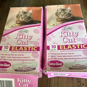 Elastic Cat Litter Box Liners - Extra Giant 10 Count (2 Boxes) - Picture 1 of 4