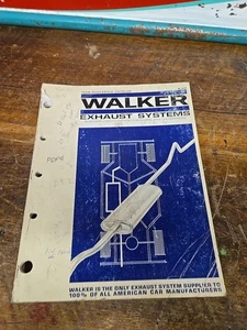 1968 Walker Exhaust Systems Mufflers Tail Pipes Parts Catalog & Price Guide - Picture 1 of 11
