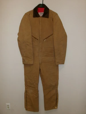 Walls Coveralls Beige Denim Size XL Insulated Blizzard-Pruf - Image 1 of 4