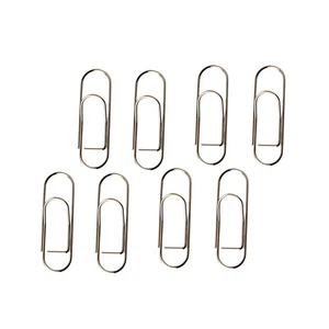 8pcs Portable Metal Paper Clip Hanging Pen Spring Clip Multi-purpose Hand - Picture 1 of 11