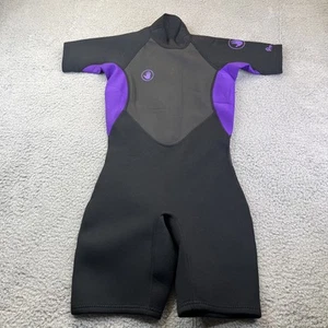 NWT BODY GLOVE Women's Pro 3 Sz Large Black Purple Spring Suit - Picture 1 of 10