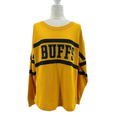 PINK Victoria's Secret with 5th & Ocean Womens Small Sweatshirt Colorado Buffs - Image 1 of 4
