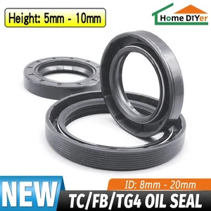 TC Oil Seal Rotary Shaft Seal Double Lipped NBR Dust Seals O-Rings Sealing Ring - Picture 1 of 8
