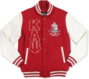 Chaqueta de lana Big Boy Kappa Alpha Psi Divine 9 S4 para hombre - Imagen 1 de 15