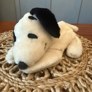 Snoopy Sitzsack Plüsch, Etikett um 1958 um 1968 Strickmerkmale Syndikat inkl. Vintage - Bild 1 von 9