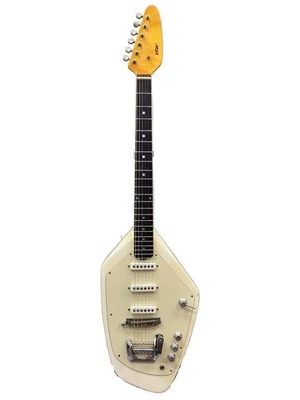 Vox Electric Guitar V209 Phantom VI W OHC 1960s Made in Italy White Parts Used - Image 1 of 4