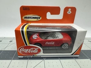 Matchbox Coca Cola MGF 1-8 Coke Bear Red Convertible Diecast NOS - Picture 1 of 5