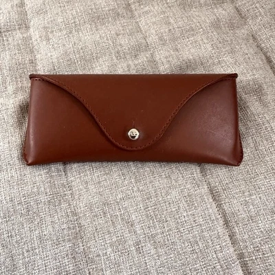 Ralph Lauren Estuche de Cuero Marrón para Gafas de Sol Hecho en Italia Foto 1 de 4