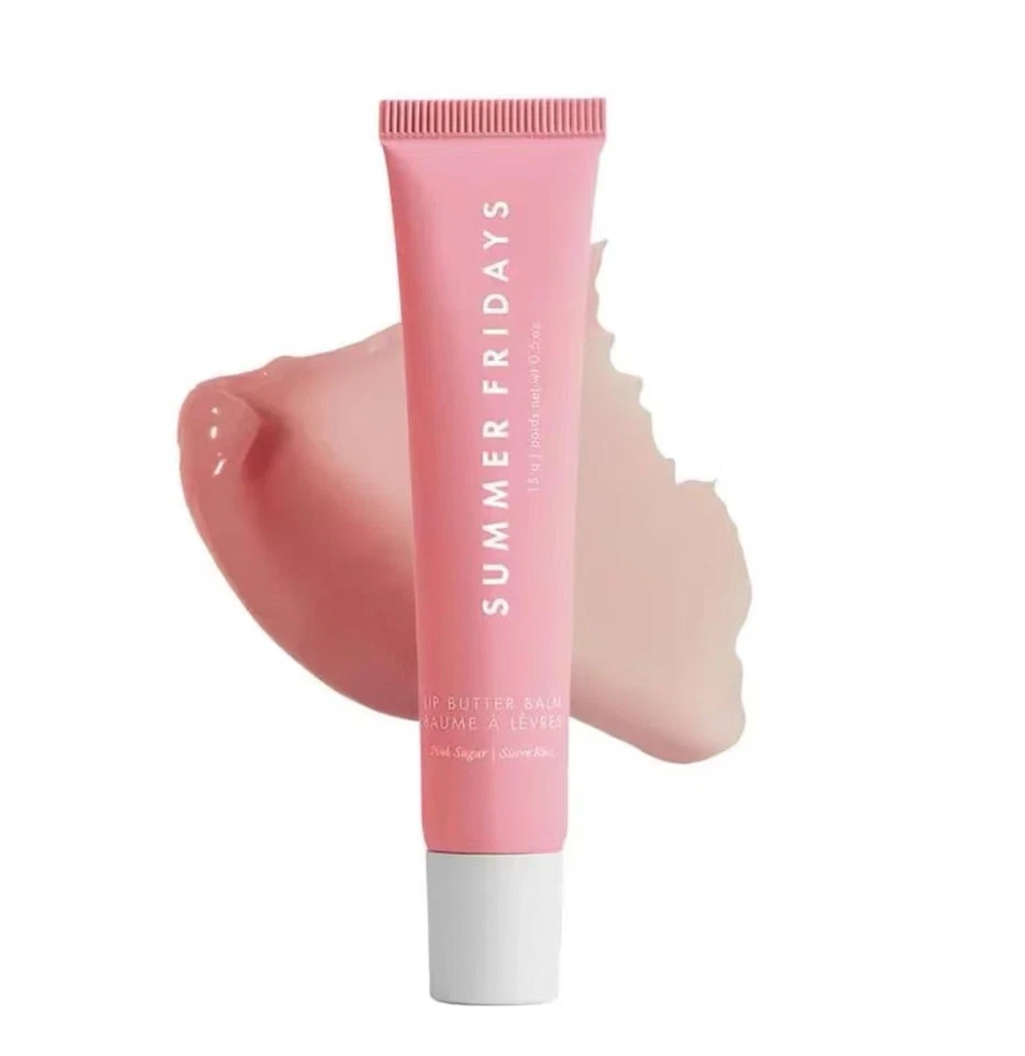 AS SOWN Summer Fridays Lip Butter Balm New With Sealed Box 0.5 oz/15g Hydration Shine