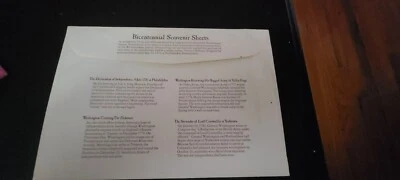 Bicentennial Souvenir Mint Set, 4 Sheets, MNH - Image 1 of 4