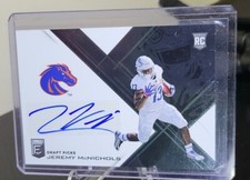 Jeremy McNichols Auto 2017 Panini Elite Draft Picks #163 Rookie (46) Titans 49er