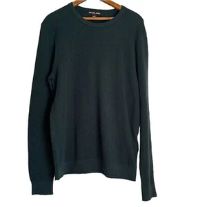 MICHAEL KORS Pullover Herren Baumwollmischung Größe MEDIUM in Grün Rundhals Pulli - Bild 1 von 12