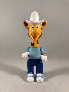 Rara bambola Geoffrey Giraffe Toys R Us PVC figura 3,5" cowboy contadino posabile TRG&G - Foto 1 di 6