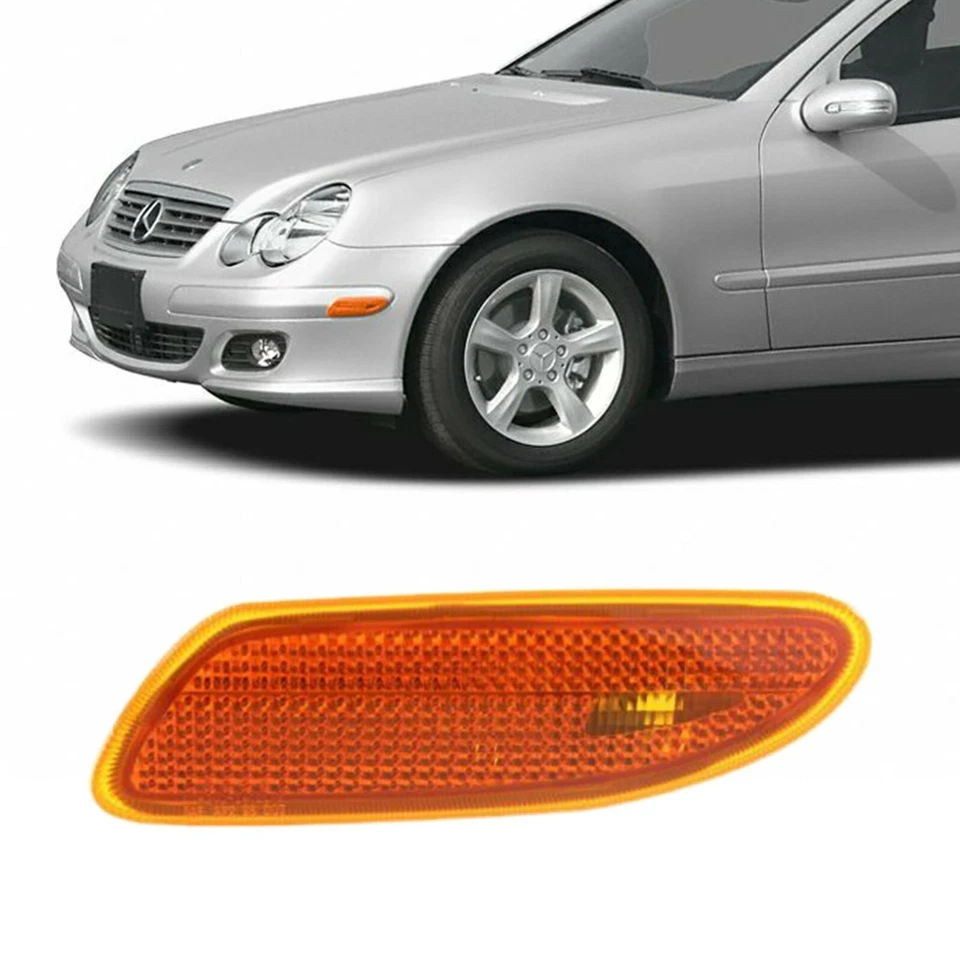 For Mercedes-Benz C230 C240 C280 C320 C350 Bumper Side Marker Signal Lamp Driver Foto 1 de 4