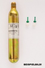 Co2 Ersatzpatrone 32/33g für Rettungswesten Kadematic/Secumar + Tabletten & Pins