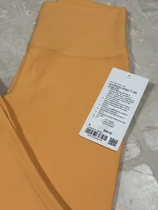 Lululemon Align HR Legging Crop 23" Size 8 - Mango Dream - Picture 1 of 2