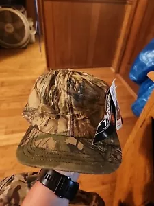 Vintage Thinsulate Realtree Camo Hat Fitted Hunting Cap Large NWT - Picture 1 of 7
