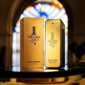 1 MILLION PERFUME BY PACO RABANNE 3.4 O.Z EDT SPRAY *MEN'S PERFUME* NEW SEALED - Picture 1 of 8