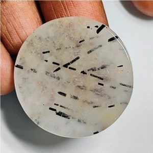 Trimoline Quartz Stone Natural Rutile Cabochon Loose Gemstone 78 Ct. ME-11282 - Picture 1 of 4