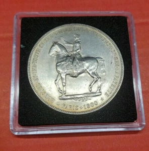1900 LAFAYETTE SILVER DOLLAR U.S. COMMEMORATIVE WASHINGTON COIN BU DETAILS - Picture 1 of 6
