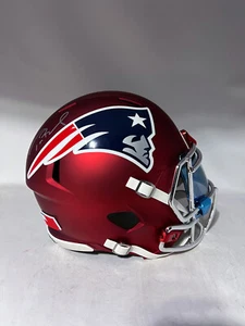 TOM BRADY New England Patriots SIGNED Auto True BLAZE Speed Helmet Tristar COA - Picture 1 of 7