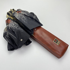 Knirps 2000 Regenschirm Taschenschirm mit Etui Schönes Muster Blickfang Vintage