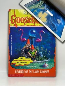 mit AUFKLEBER 1. Druck #34 Rache der Rasenwichtel Gänsehaut Buch R.L. Stine - Bild 1 von 24