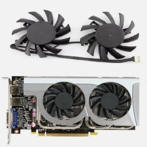 65mm MSI Radeon R5770 R6770 TwinFrozrII GTS250 N450 Dual Fan PLA07010S12HH R102b - Picture 1 of 5