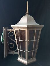 Vintage Copper Porch Light Lantern Sconce Antique Tudor Arts & Crafts