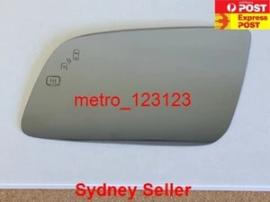 LEFT PASSENGER SIDE MIRROR GLASS FOR HOLDEN COMMODORE VF 2013 - 2017 - Picture 1 of 3