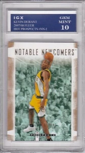 KEVIN DURANT ROOKIE CARD 2007 Fleer GEM MINT 10 Basketball Hot Prospects $$ RC!! - Picture 1 of 1