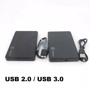 External HD HD Disk Case 2.5 HDD SSD Drive Box 6Gbps 10TB SATA to USB2.0/3.0 - Picture 1 of 9